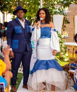 Stunning Shweshwe Dresses 2024 For Wedding Events 10