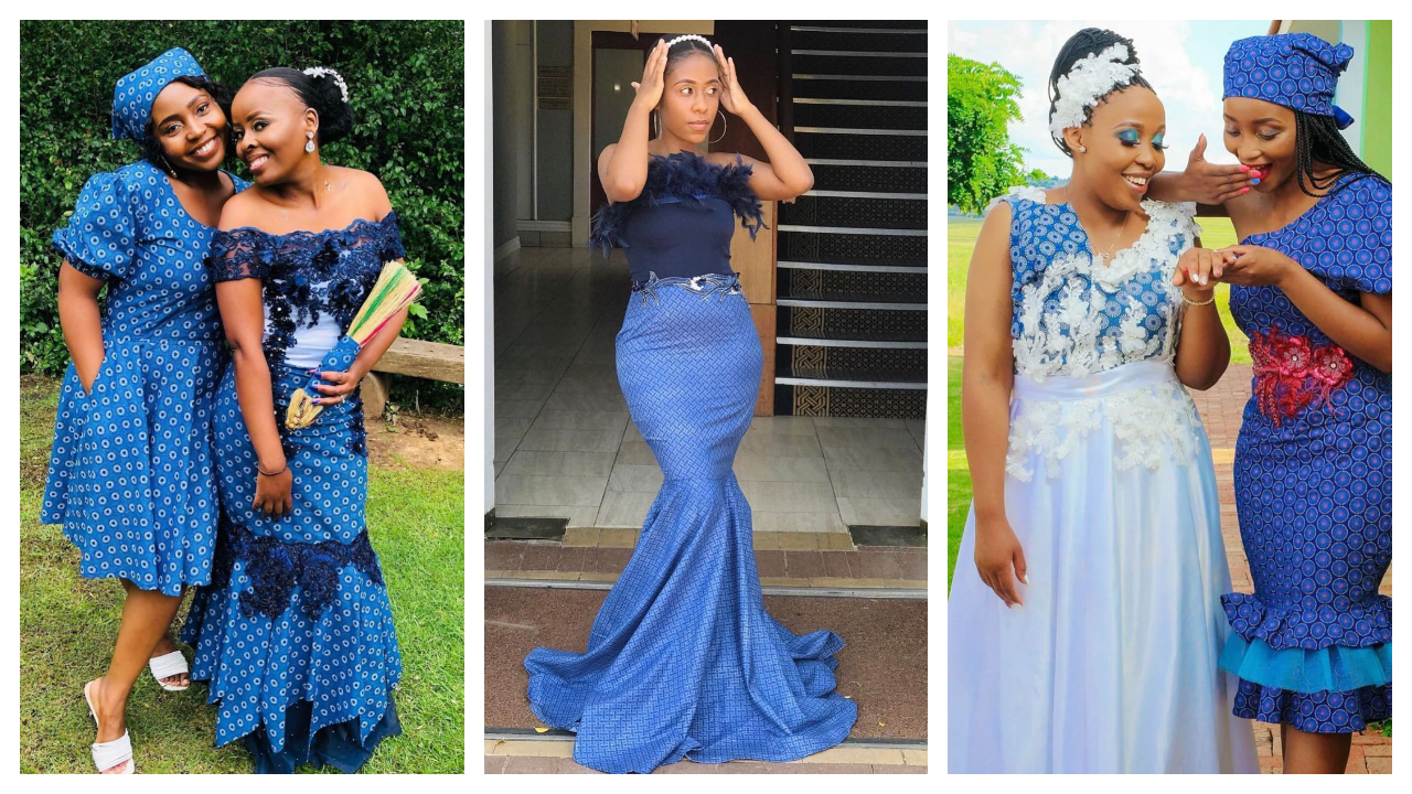 Trending Shweshwe African Dresses Styles For Ladies 2024