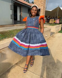 Showcasing African Style: Sepedi Traditional Dresses Designs 2024 For Women 6