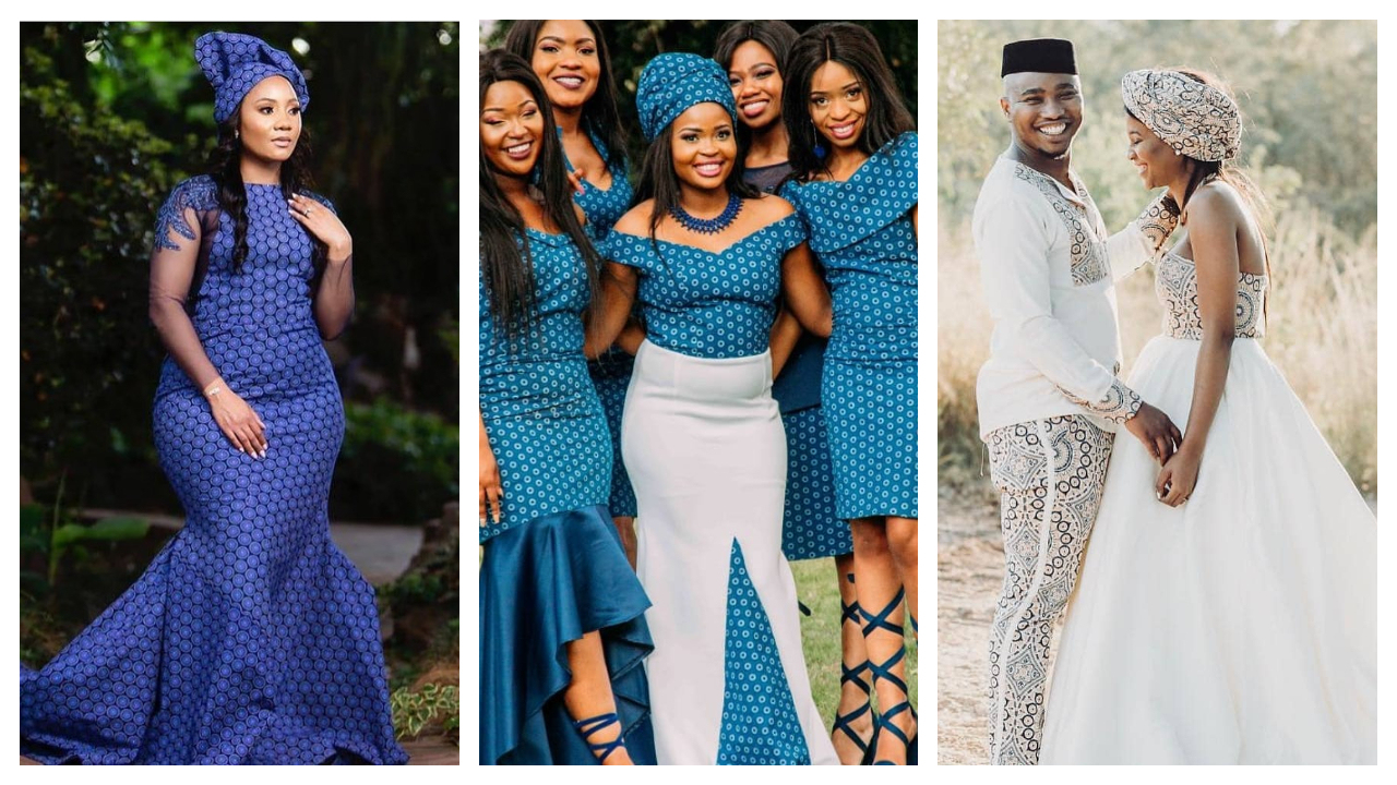 Trending Shweshwe Wedding Dresses For Makoti 2022