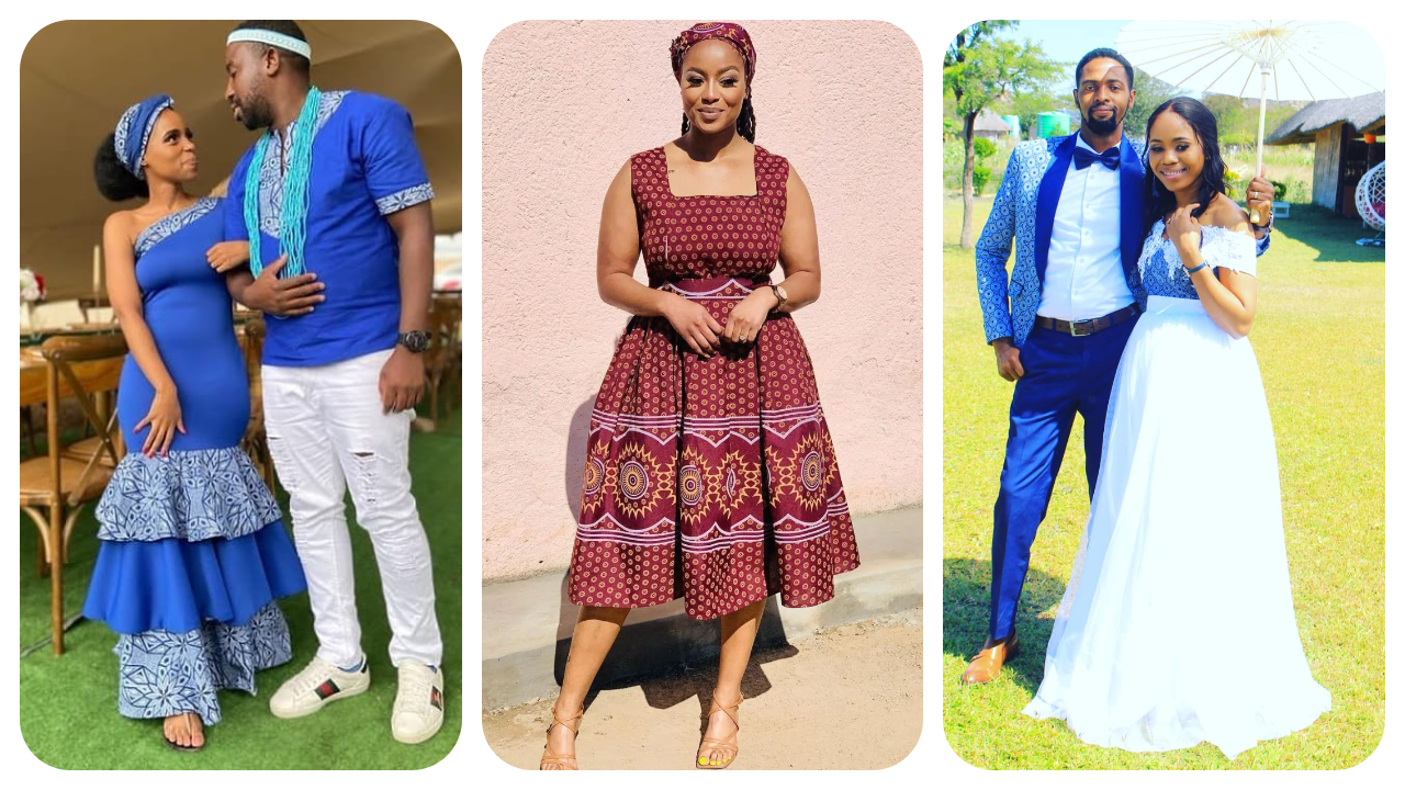 Tswana Traditional Fashion Dresses For Wedding 2024