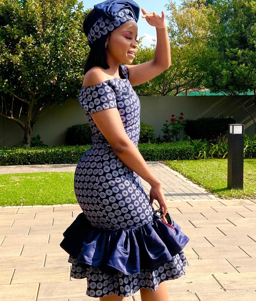 Tswana Traditional Fashion Dresses For Wedding 2024 1