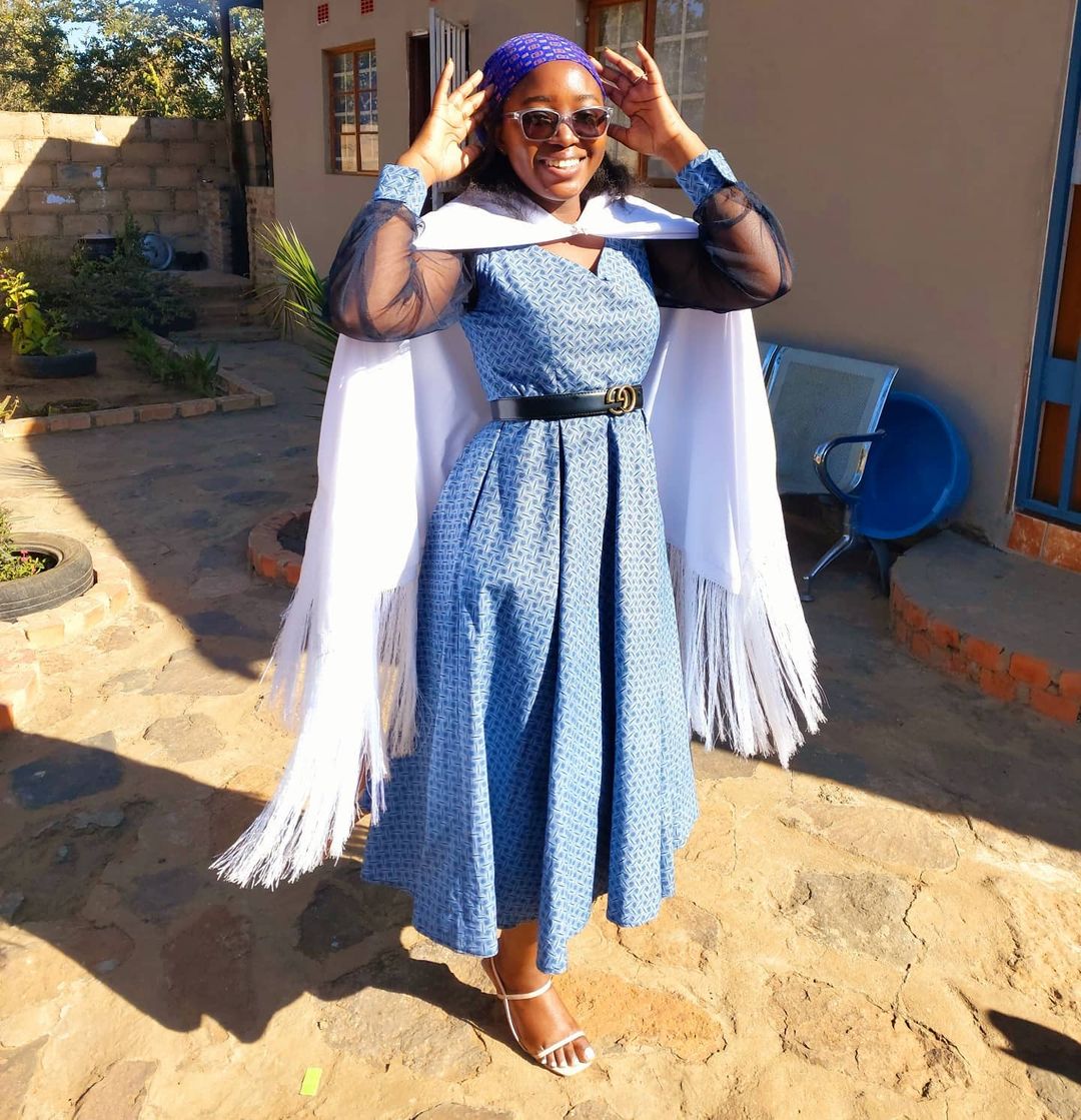 Tswana Traditional Fashion Dresses For Wedding 2024 17