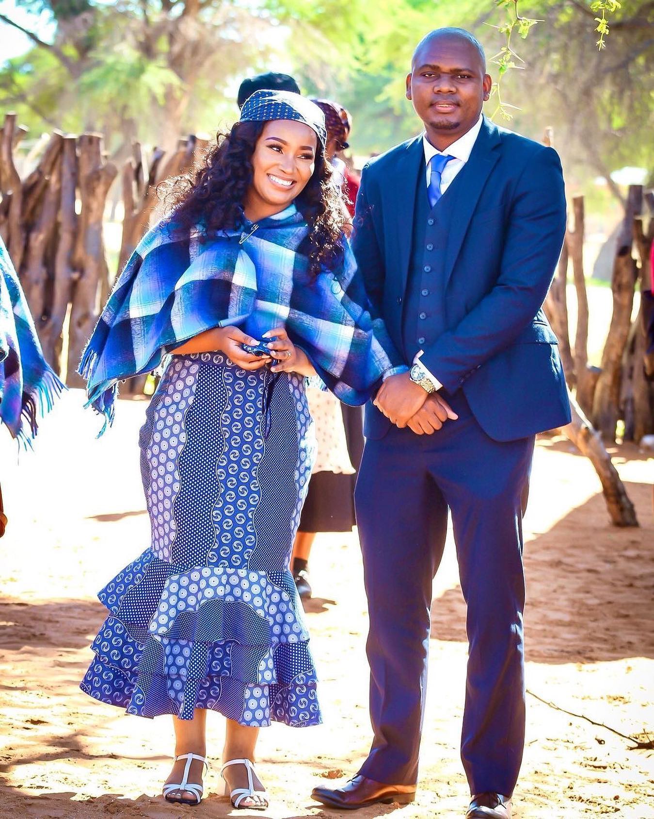 Tswana Traditional Fashion Attire For Wedding 2024