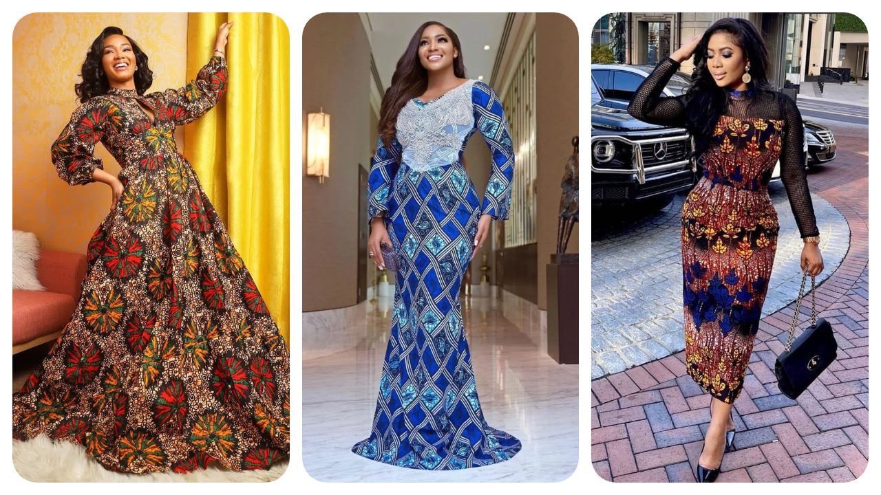 Amazing Ankara Dresses Gown Styles 2024 For Ladies