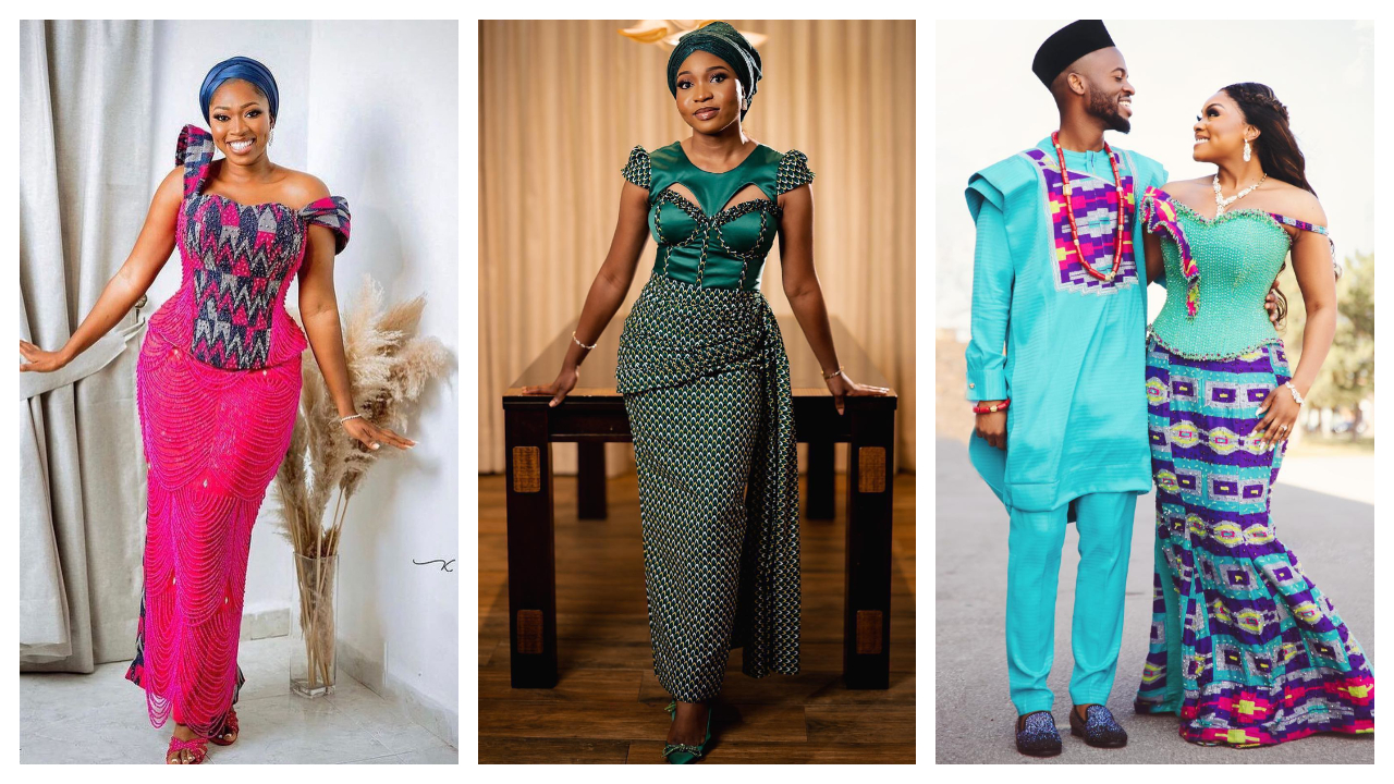 Latest Kente Dresses Styles For African Women 2023
