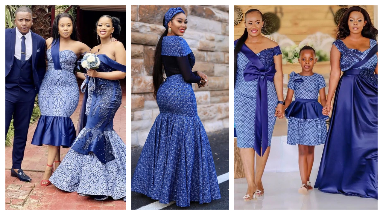 Traditional Shweshwe Dresses Designs 2023 For Women – Shweshwe 