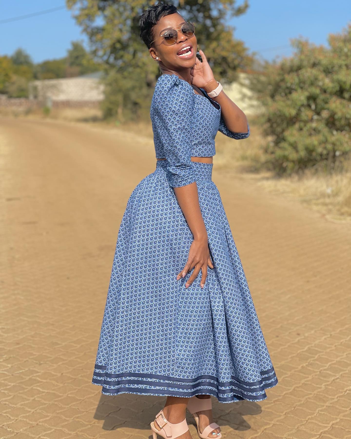 Latest Shweshwe Dresses Designs For Makoti 2023 13