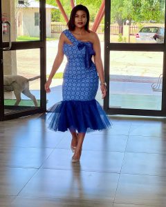 Latest Shweshwe Dresses Designs For Makoti 2023 6