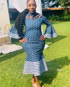 Latest Shweshwe Dresses Designs For Makoti 2023 2