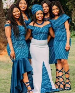 SOUTH AFRICA SHWESHWE TRADITIONAL DRESSES PATTERNS 2023 12