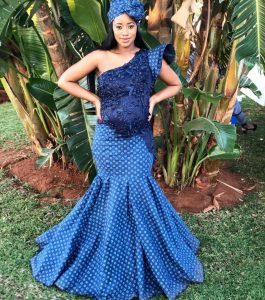 SOUTH AFRICA SHWESHWE TRADITIONAL DRESSES PATTERNS 2023 6