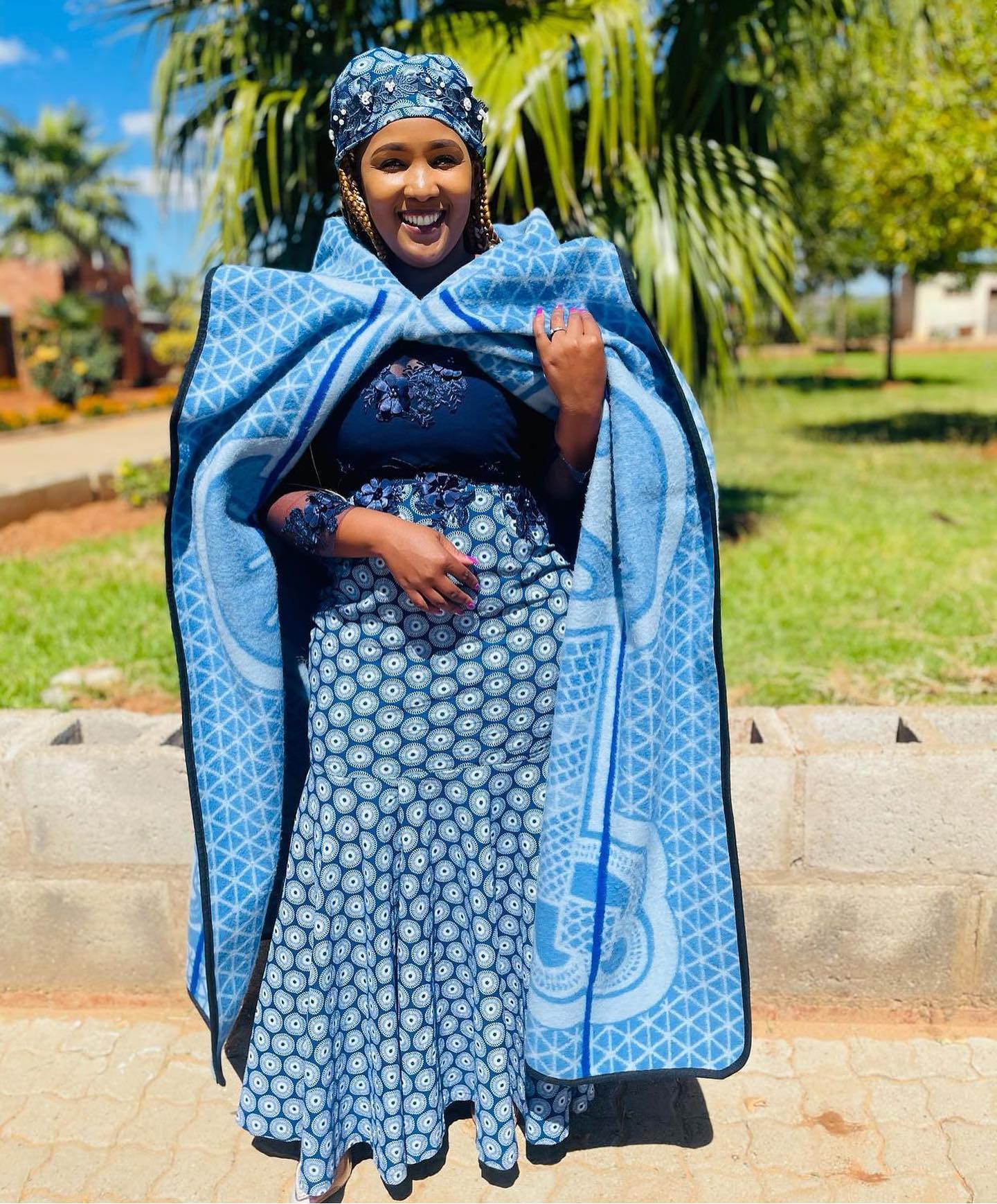 Celebrating African Heritage: Traditional Shweshwe Dresses Shine for Makoti 16