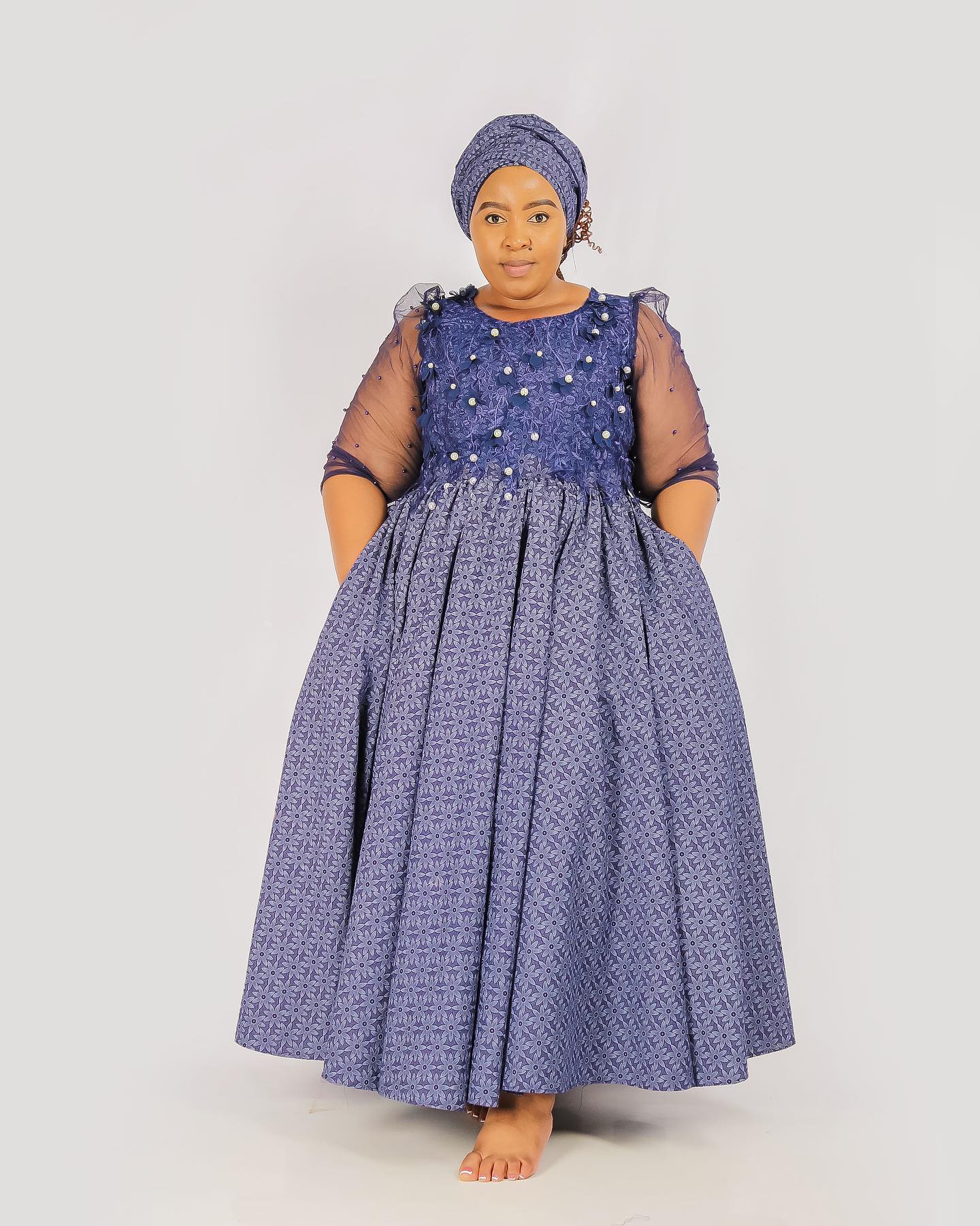 Shweshwe Dresses 2023 For Makoti – Shweshwe Dresses 29