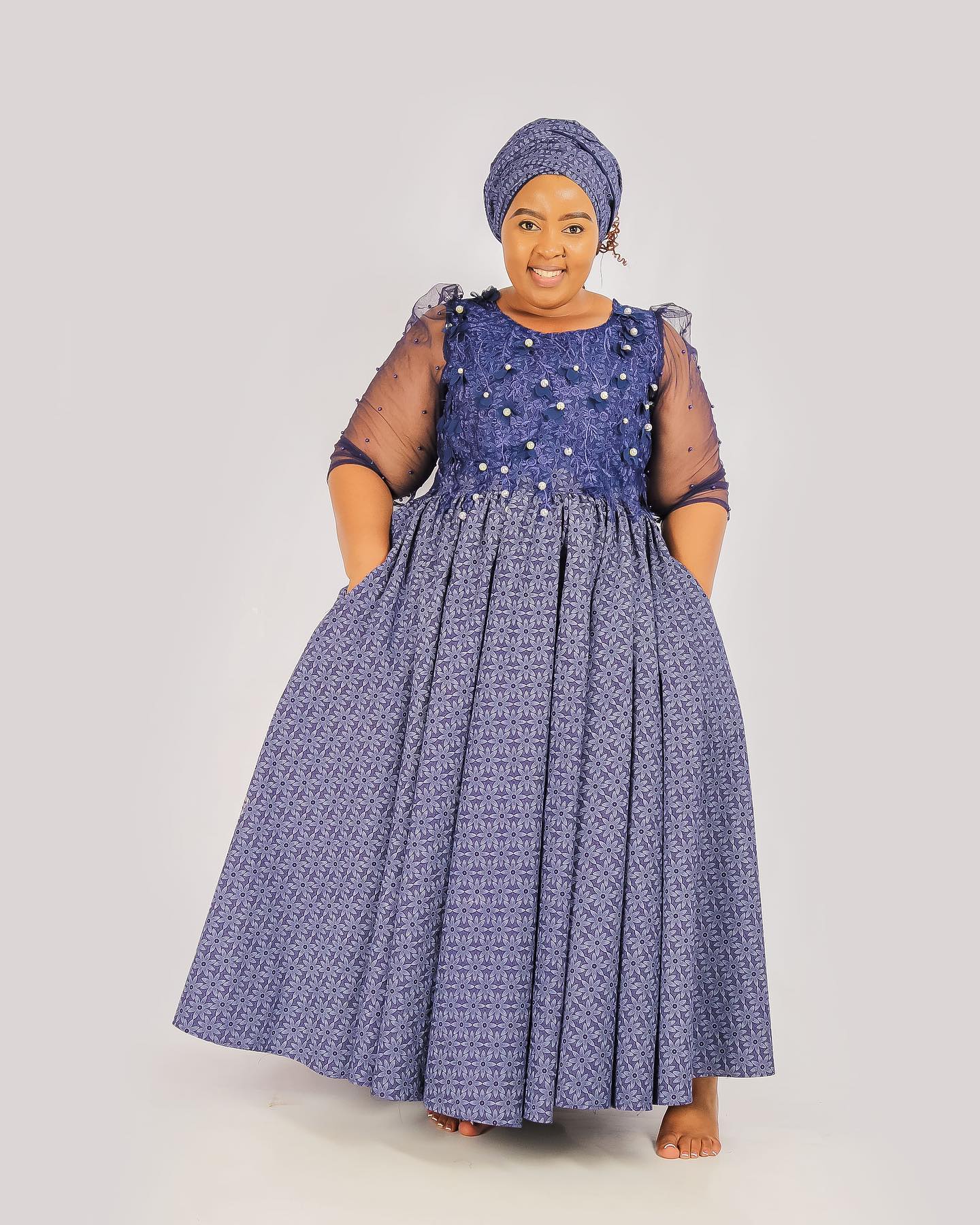 Shweshwe Dresses 2023 For Makoti – Shweshwe Dresses 34