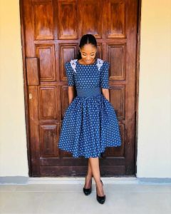 Latest Tswana Traditional Dresses for African American girls 2023 5