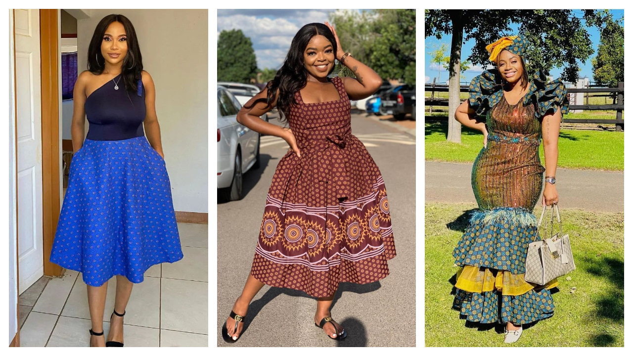 Latest Tswana Traditional Dresses for African American girls 2023