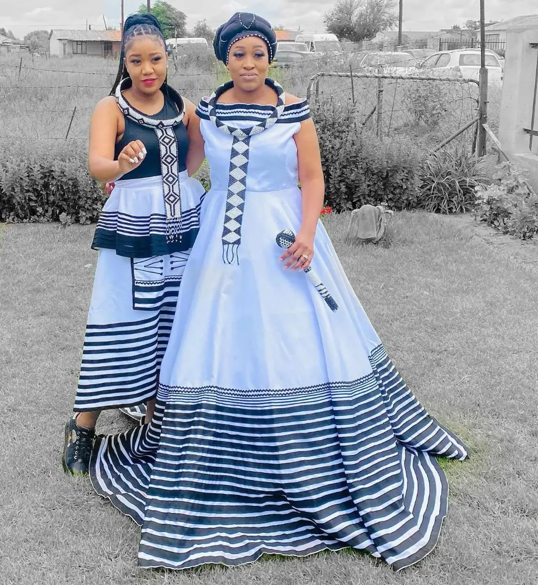 Xhosa traditional hot sale wedding outfits