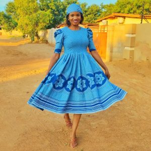 Perfect Traditional Shweshwe Dresses For 2023 4