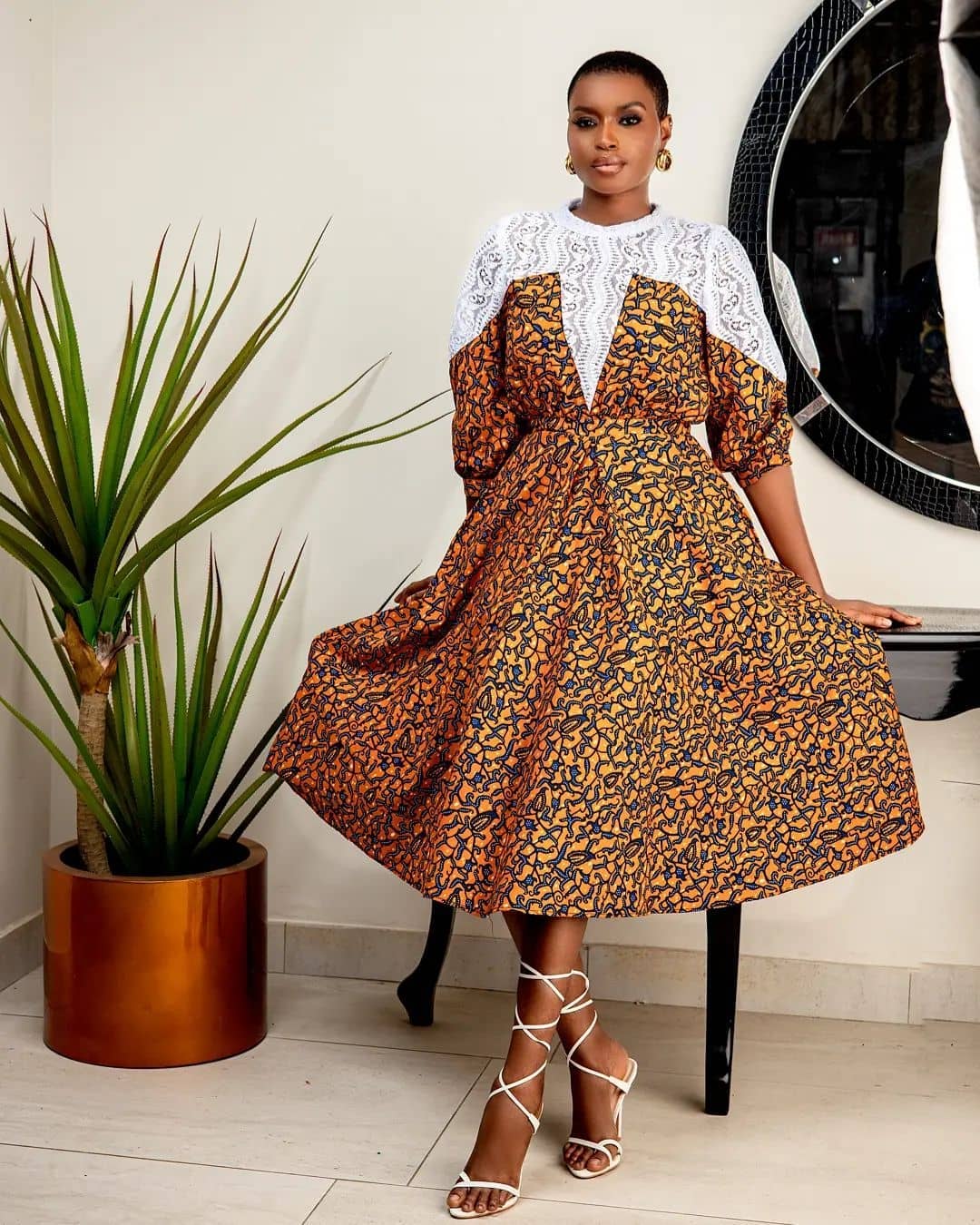 Unique Ankara Gowns Styles For Ladies 2023 26