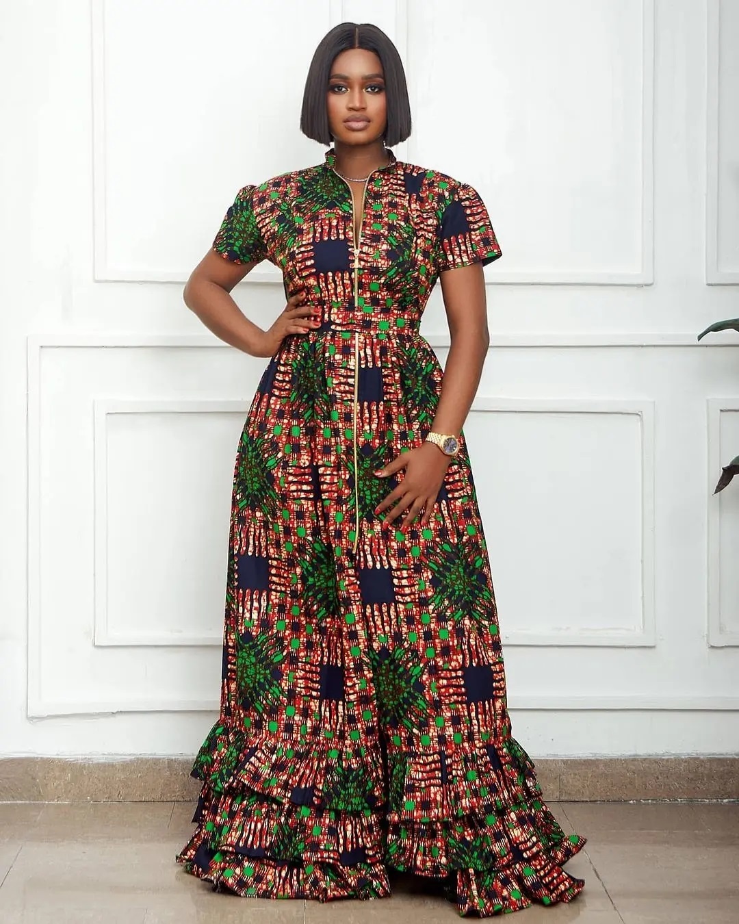 Unique Ankara Gowns Styles For Ladies 2023 28