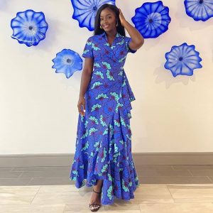 Unique Ankara Gowns Styles For Ladies 2023 5