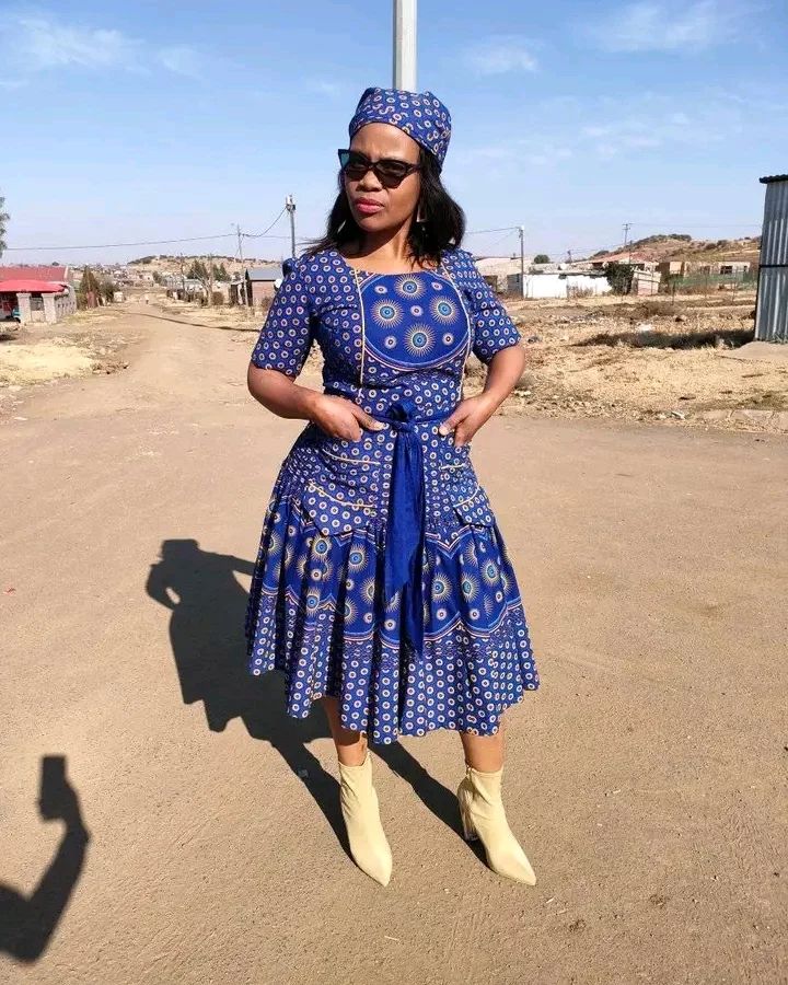 SOUTH AFRICA SHWESHWE MAKOTI DRESSES IN 2023 19