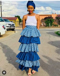 South African Tswana Traditional Dresses 2023 8