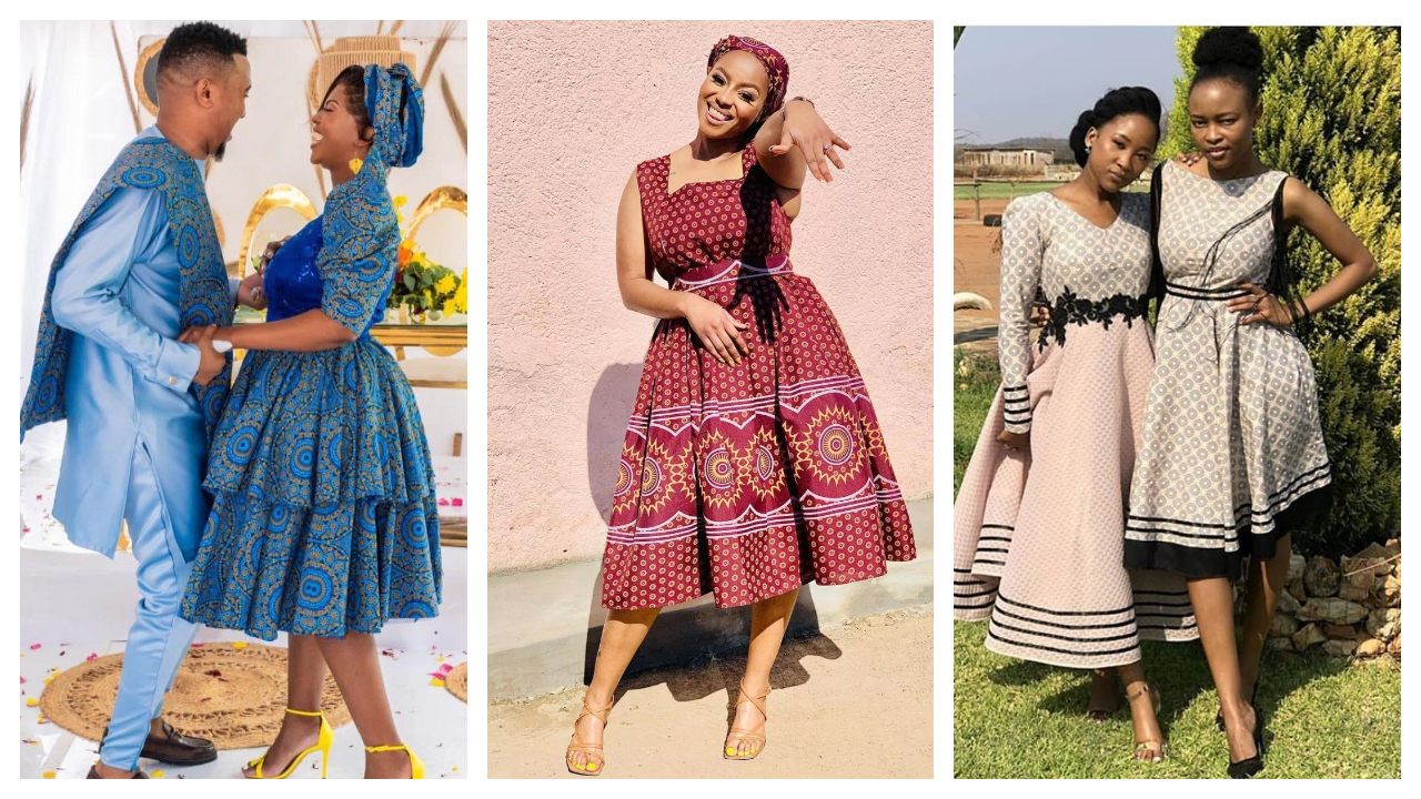 Top 10 Shweshwe Dresses Designs For African Ladies