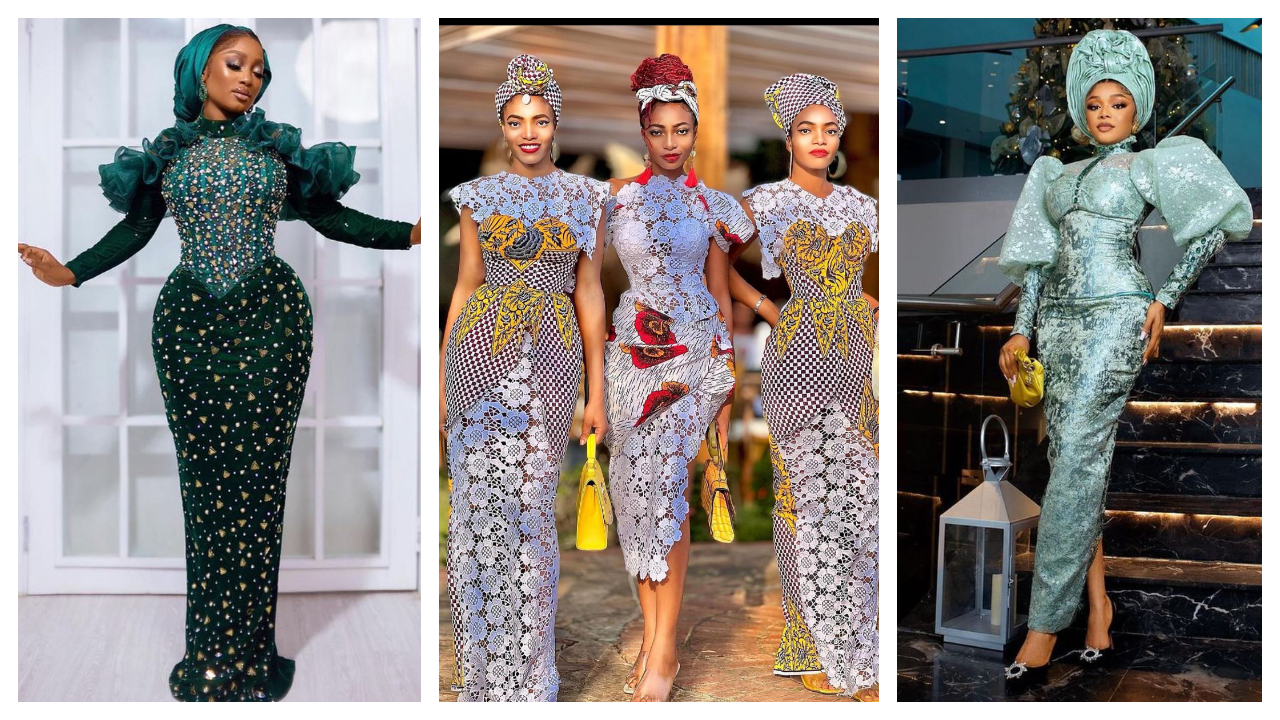 Stunning Aso Ebi Styles For African Women 2023 1