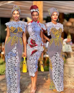 Stunning Aso Ebi Styles For African Women 2023 6