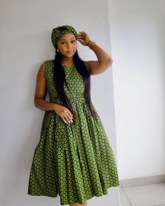 Top 10 Shweshwe Dresses Designs For African Ladies 3