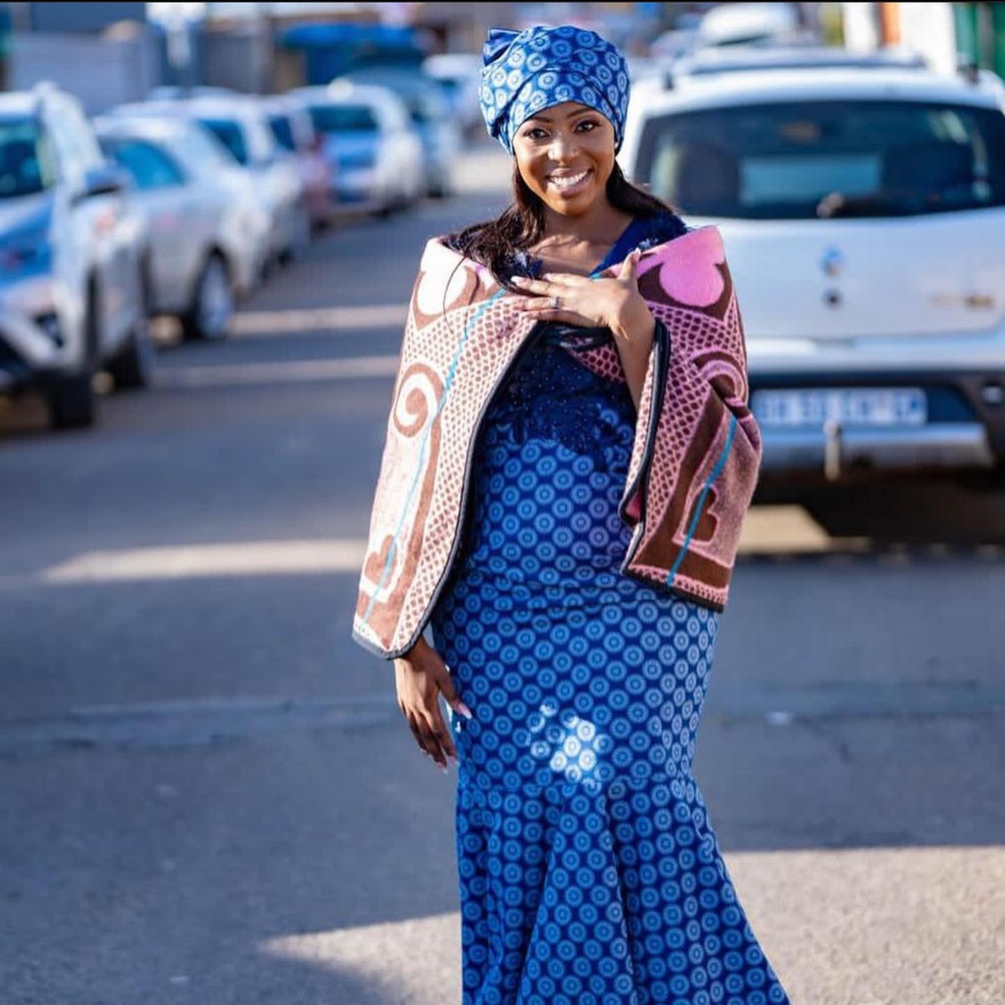 Top 10 Shweshwe Dresses Designs For African Ladies 19