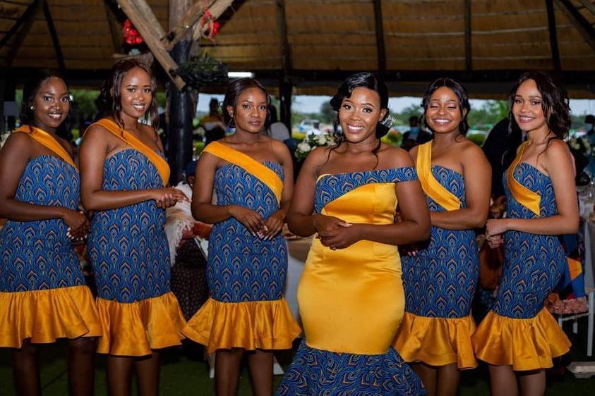 Top 10 Shweshwe Dresses Designs For African Ladies 20