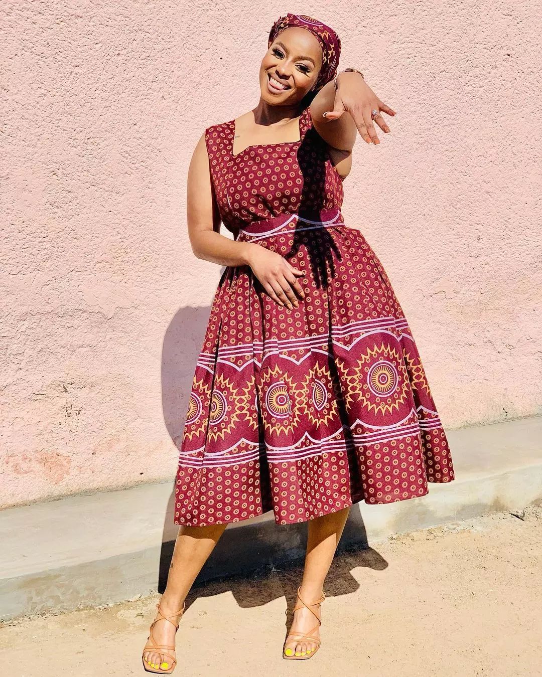 Top 10 Shweshwe Dresses Designs For African Ladies 22