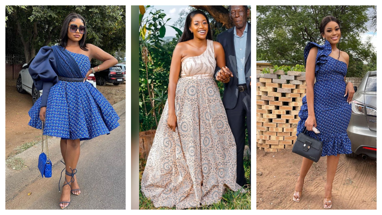 Stunning South African Shweshwe Dresses For Makoti 2023