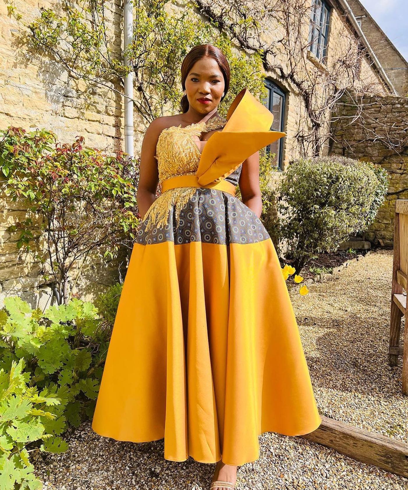 Traditional Tswana Dresses Design For Women - Tswana 36