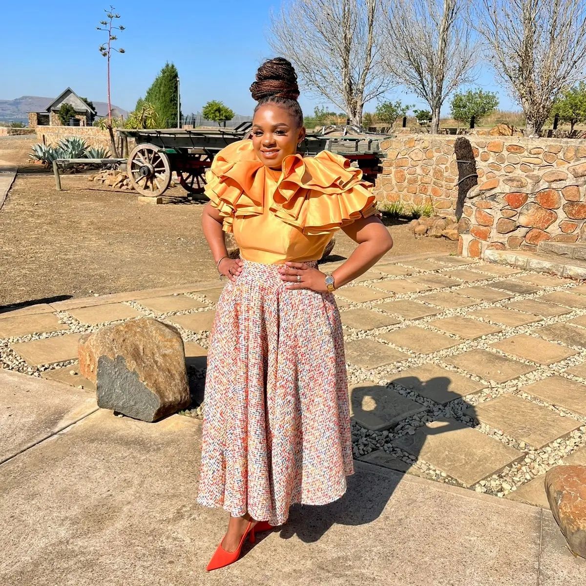 Tswana Traditional Attire 2023 For Women - Dresses Designs 43