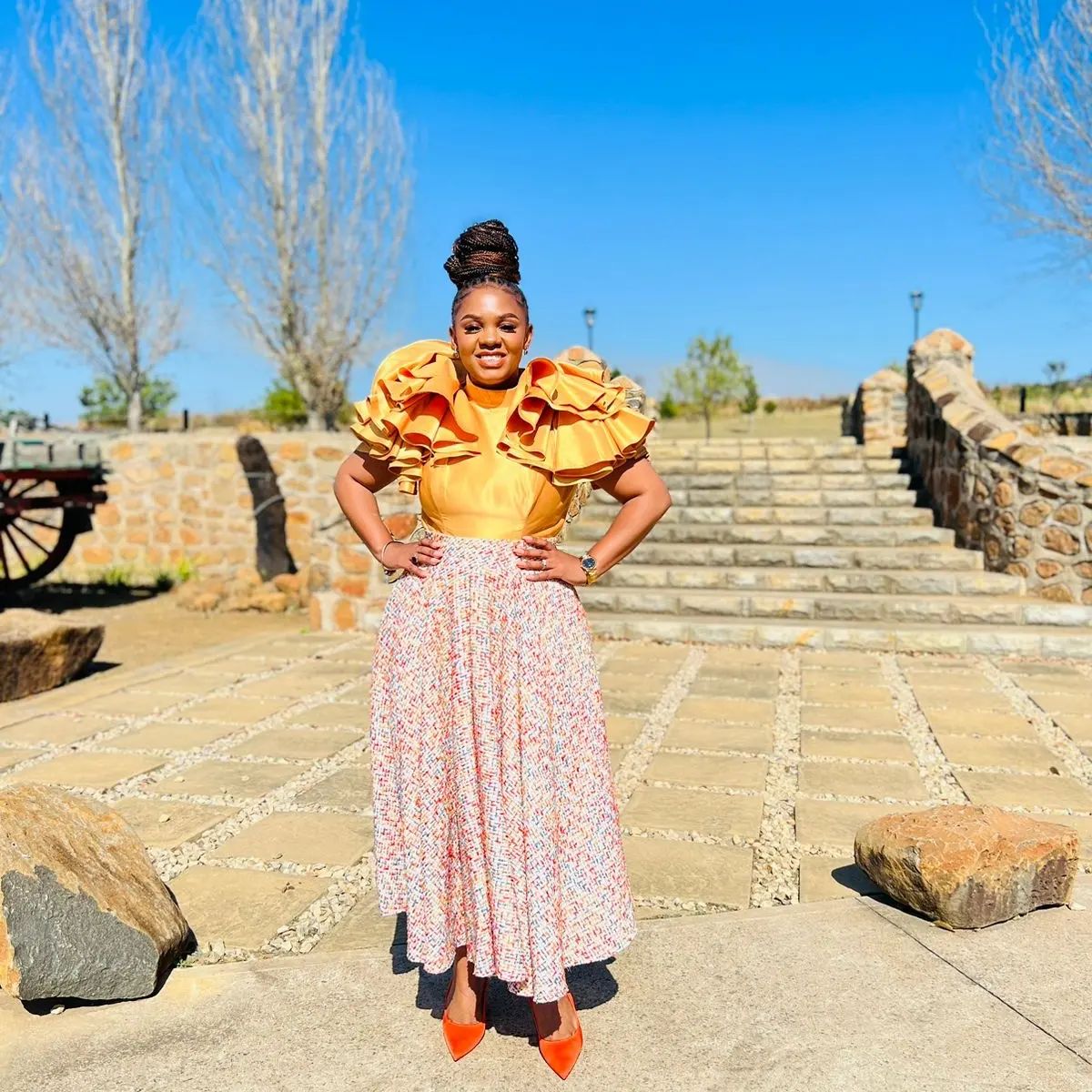 Tswana Traditional Attire 2023 For Women - Dresses Designs 44