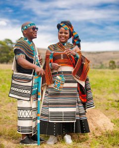 Materials used in creating Xhosa traditional dresses 2024 2