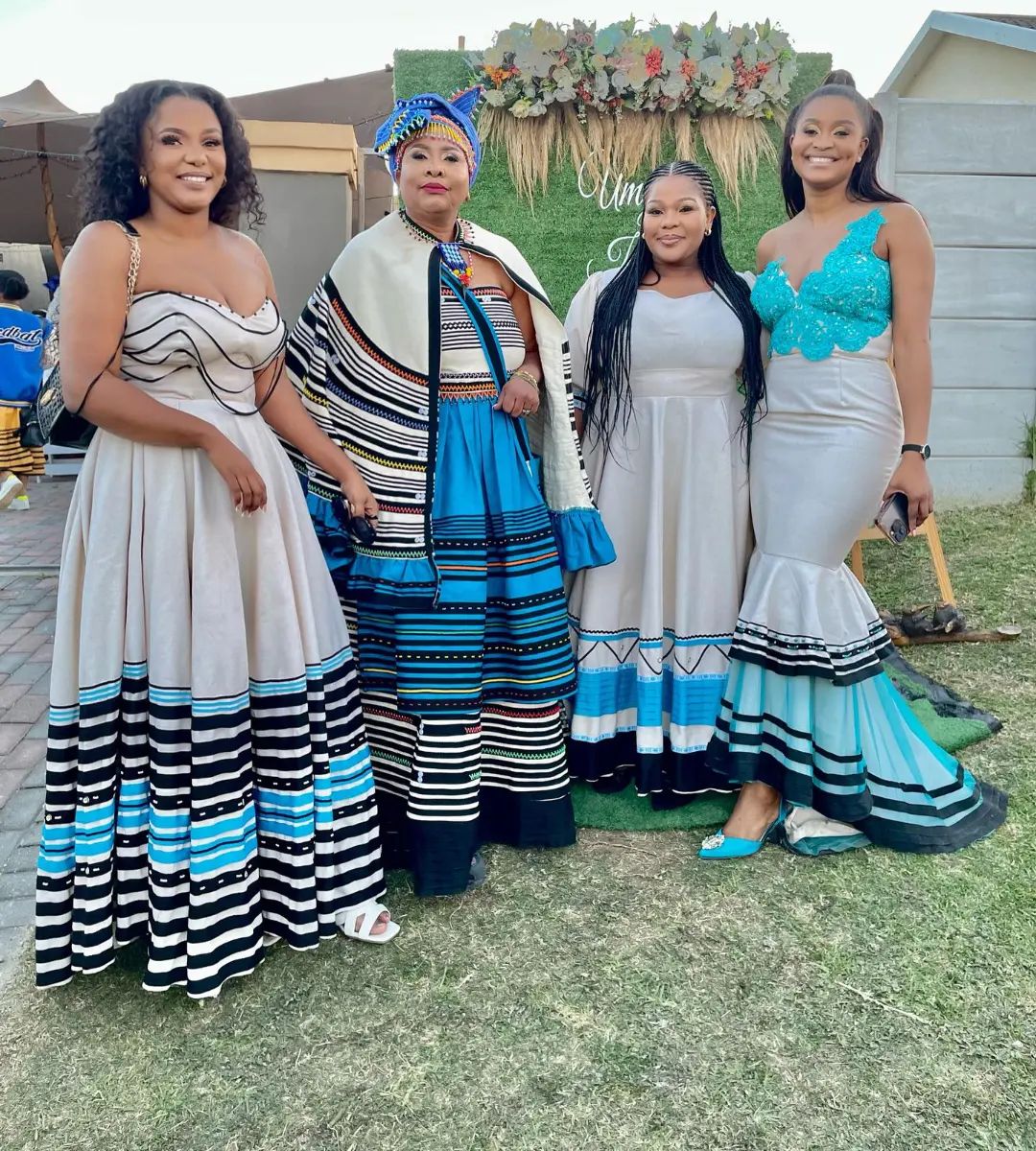 Materials used in creating Xhosa traditional dresses 2024 22