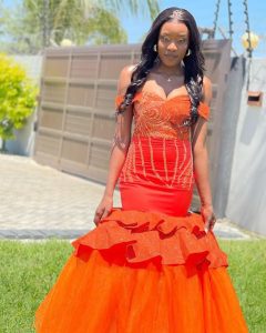Stand Out on Your Wedding Day with Stunning Shweshwe Dresses for Makoti 11