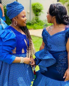 A Peek into the Makoti's Vibrant Shweshwe Dresses