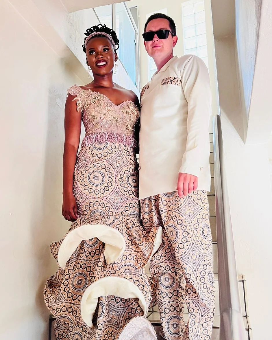 Beautiful Shweshwe Traditional Dresses Designs For Makoti 2024