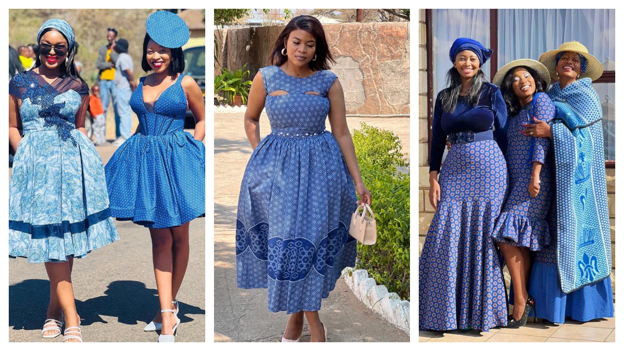 The Latest Trends in Shweshwe Dresses for Makoti