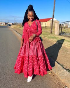 Shweshwe Dress Designs for Makoti: Keeping Tradition Alive 15