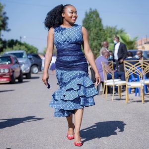 Unveiling the Vibrancy of Shweshwe Dresses for Makoti Brides