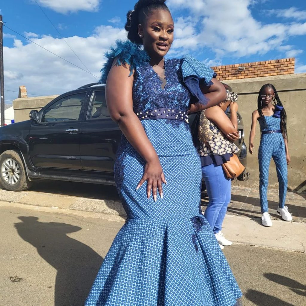 Unveiling the Vibrancy of Shweshwe Dresses for Makoti Brides