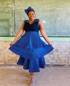 20+ Best Shweshwe Traditional Dresses For South African Ladies 2024
