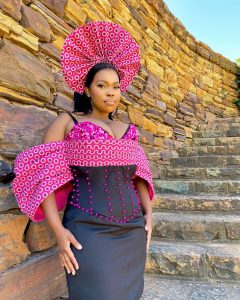 A Look at the Beautiful Traditional Shweshwe Dresses for Makoti in 2024